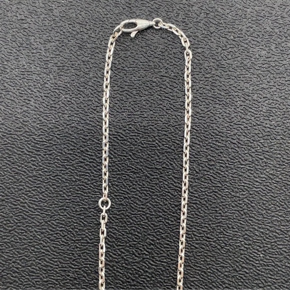Auth Gucci Interlocking Double G Silver Ag925 Necklace W/Box full inclusion - Picture 8 of 10
